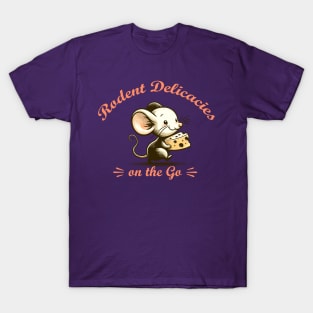 Cute rat with chees T-Shirt